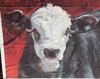 Calf Panel- Barnyard Friends- Riley Blake Designs quilt cotton fabric 36x44 inch approximately