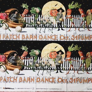 Pumpkin Patch Stripe fabric CD14573- J. Wecker Frisch- Riley Blake designs quilting cotton fabric, Halloween pumpkin fabric