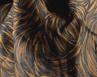Deep brown fiery brown grass cotton fabric- Studioefabrics quilting cotton fabric tonal brown