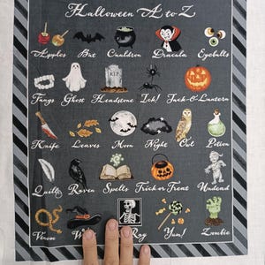 Paranormal parade panel- Beth Rud- StudioE quilt cotton fabric Halloween panel