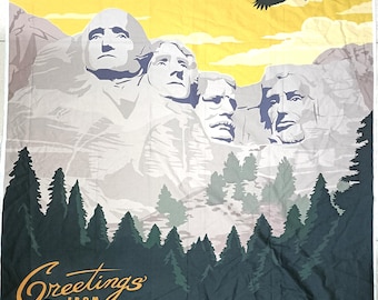 Mount Rushmore Panel P10165 aus der Presets Collection von Riley Blake Fabrics, ein wegweisender Quiltstoff für die Feier von America 250