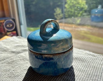 handmade salt cellar/trinket jar