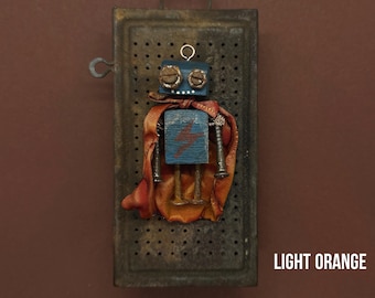 Superhero Robots / Vintage Robots / Steampunk Keychains