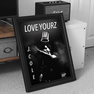 J. Cole “Love Yourz” | Aesthetic Poster | Rap Music Poster | Wall Decor | Musician Inspired Art | Digital Download