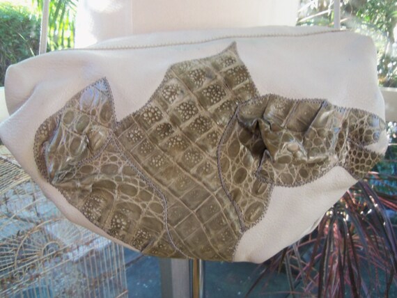 80s CARLOS FALCHI Pochette--Small Shoulder Bag--Fa