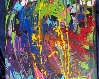 Colorful Abstract “Tears and Sunshine”