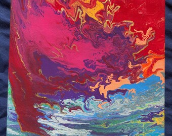 Woven Strands of Gold Abstract