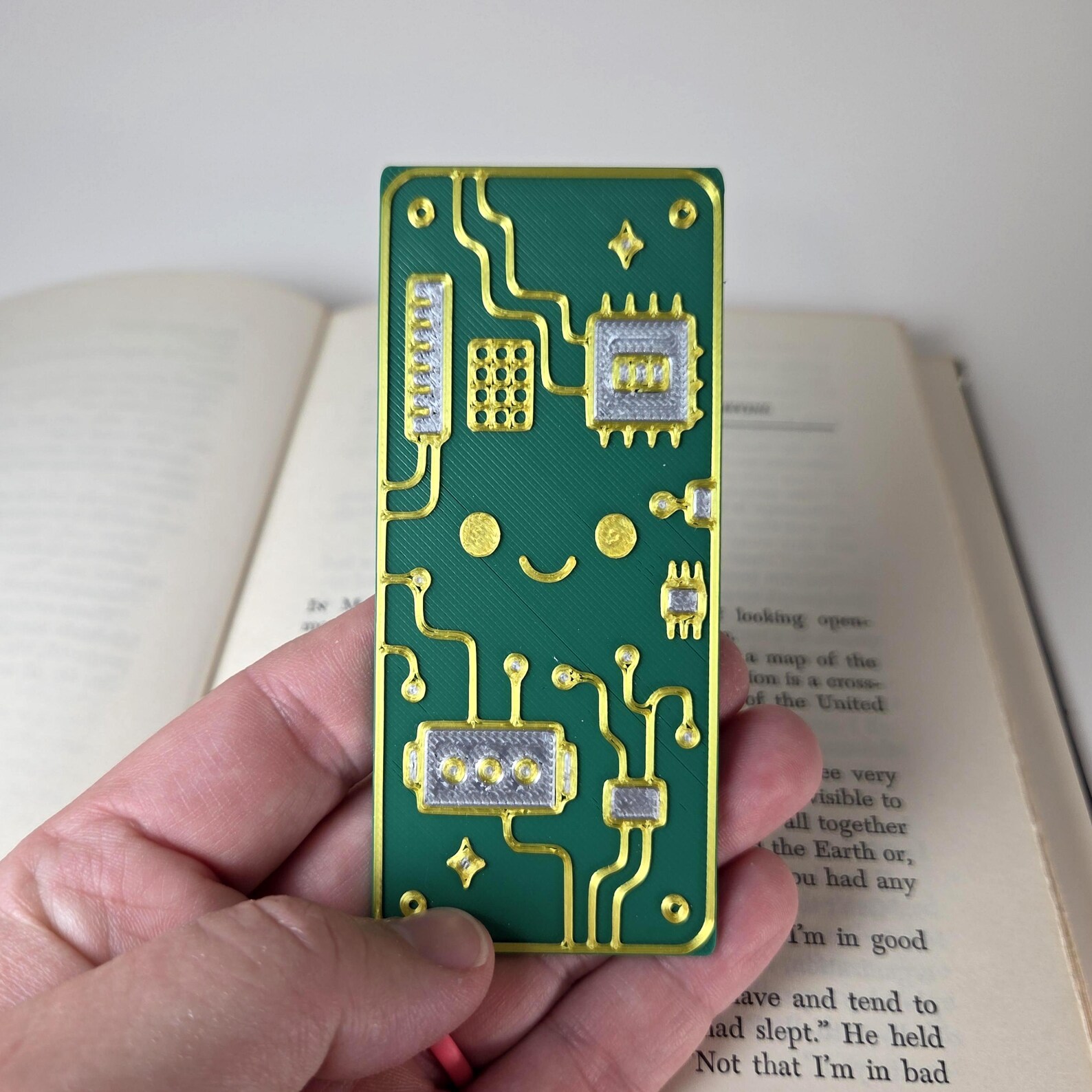 Circuit Board Bookmark – 3D Printed Gift for Engineers, Tech Lovers ...