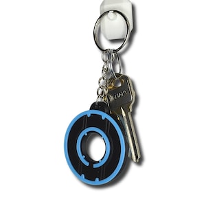 Tron Legacy Identity Disc Keychain | Glow-in-the-Dark Sci-Fi Keyring image 12