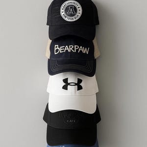 Wall Mounted Baseball Cap Hanger: 3D Printed Modular Hat Rack