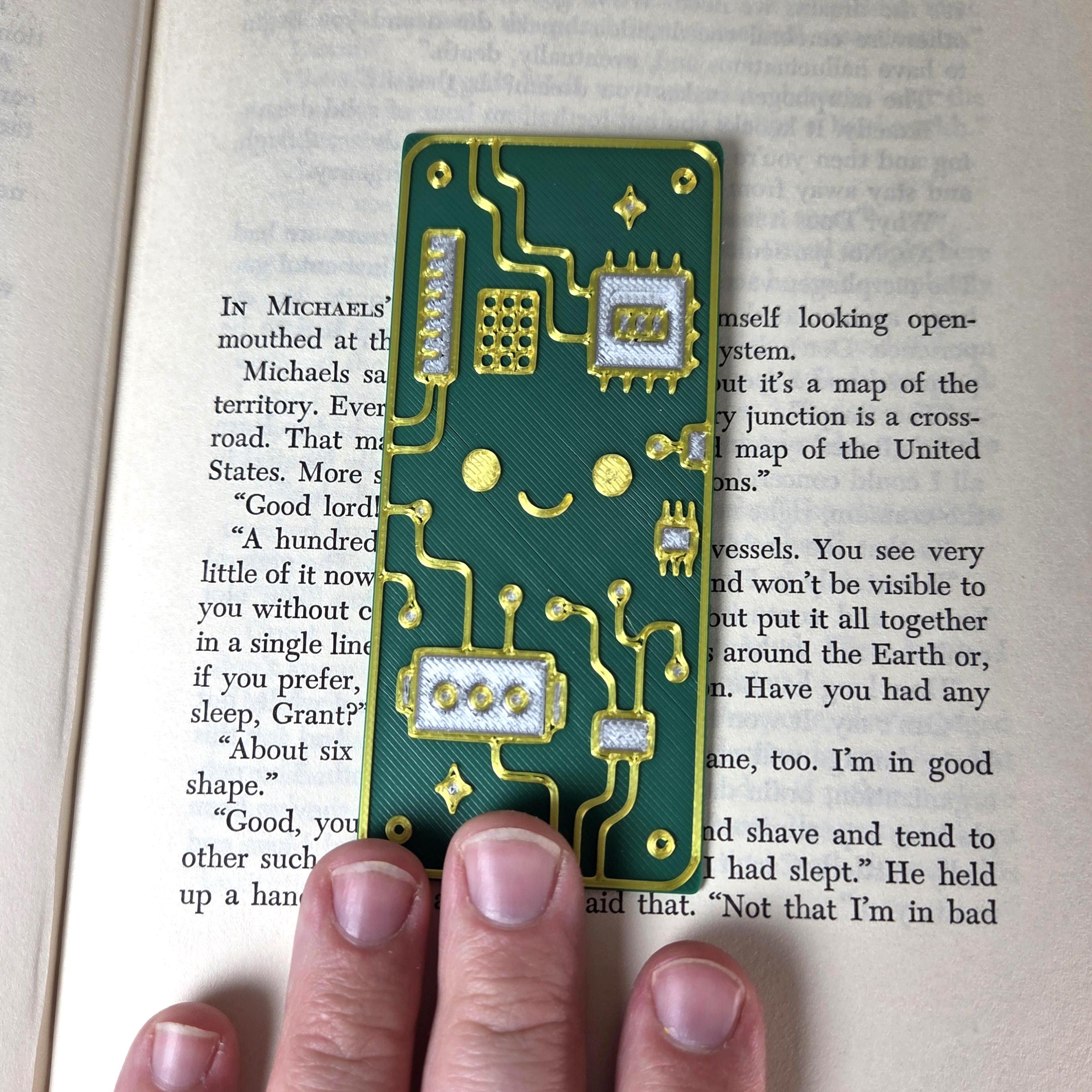 Circuit Board Bookmark – 3D Printed Gift for Engineers, Tech Lovers ...