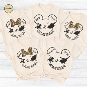 Personalized Disney Hakuna Matata Shirt, Family Matching Vacation Shirt, Custom Animal Kingdom 2025, Animal Kingdom Disney Tshirt