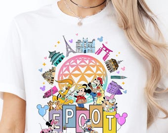 Epcot Disney Trip Shirts, Disneyland Shirts, Disney Vacation T-shirt, Disney Family Matching Shirt, Magical Castle Shirt, Disneyworld