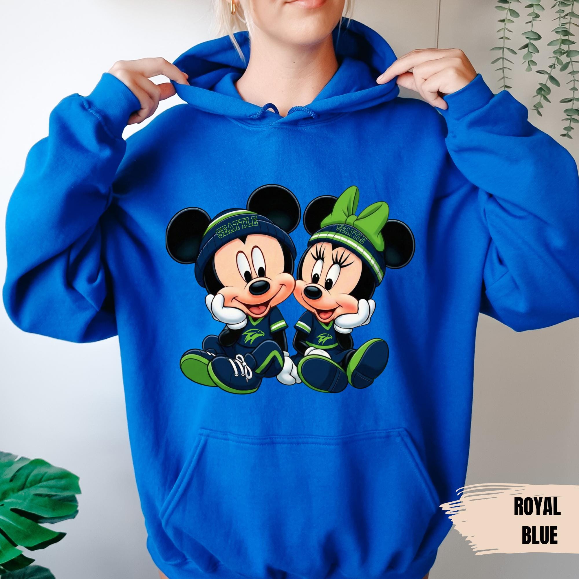 Seattle Mini Mickey Football Fan Sweatshirt and T-shirt | Cute and Cozy ...