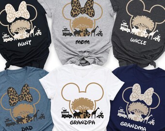 Animal Kingdom Shirt, Personalized Disney Trip Shirts, Disneyland Shirts, Disney Vacation T-shirt, Disney Family Matching Shirt