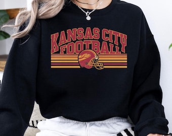 Kansas City Football Sweatshirt and Tshirts | Soft Unisex Fan Gift | Matchday Apparel | Perfect Game Day Gear