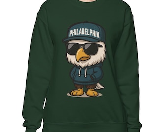 Philadelphia Football Mascot Sweatshirt, Philadelphia Shirt, Philadelphia Fan Shirt, Eagle Birds Sweatshirt Game Day Gift