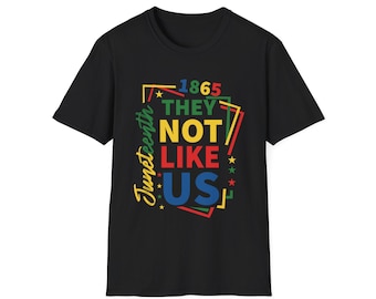 Juneteenth Celebration T-Shirt, Unisex Softstyle Tee, African American Heritage Shirt, Social Justice Apparel, Freedom Day Clothing