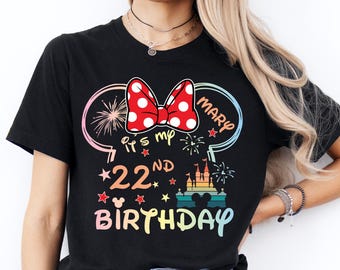 Personalized Disney Mickey and Minnie Mouse Shirt, Disney Family Matching Shirt, Disney Family Trip Shirt, Mickey Kids Toddler Birthday Tee