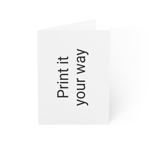 Cartes de voeux minimalistes - designs personnalisables pour toutes les occasions, notes faites main, voeux d'anniversaire, cartes de remerciement