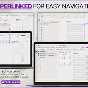 Onenote ADHD Onenote to Do List Onenote Todo List Onenote Task Tracker ...