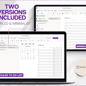 Onenote ADHD Onenote to Do List Onenote Todo List Onenote Task Tracker ...