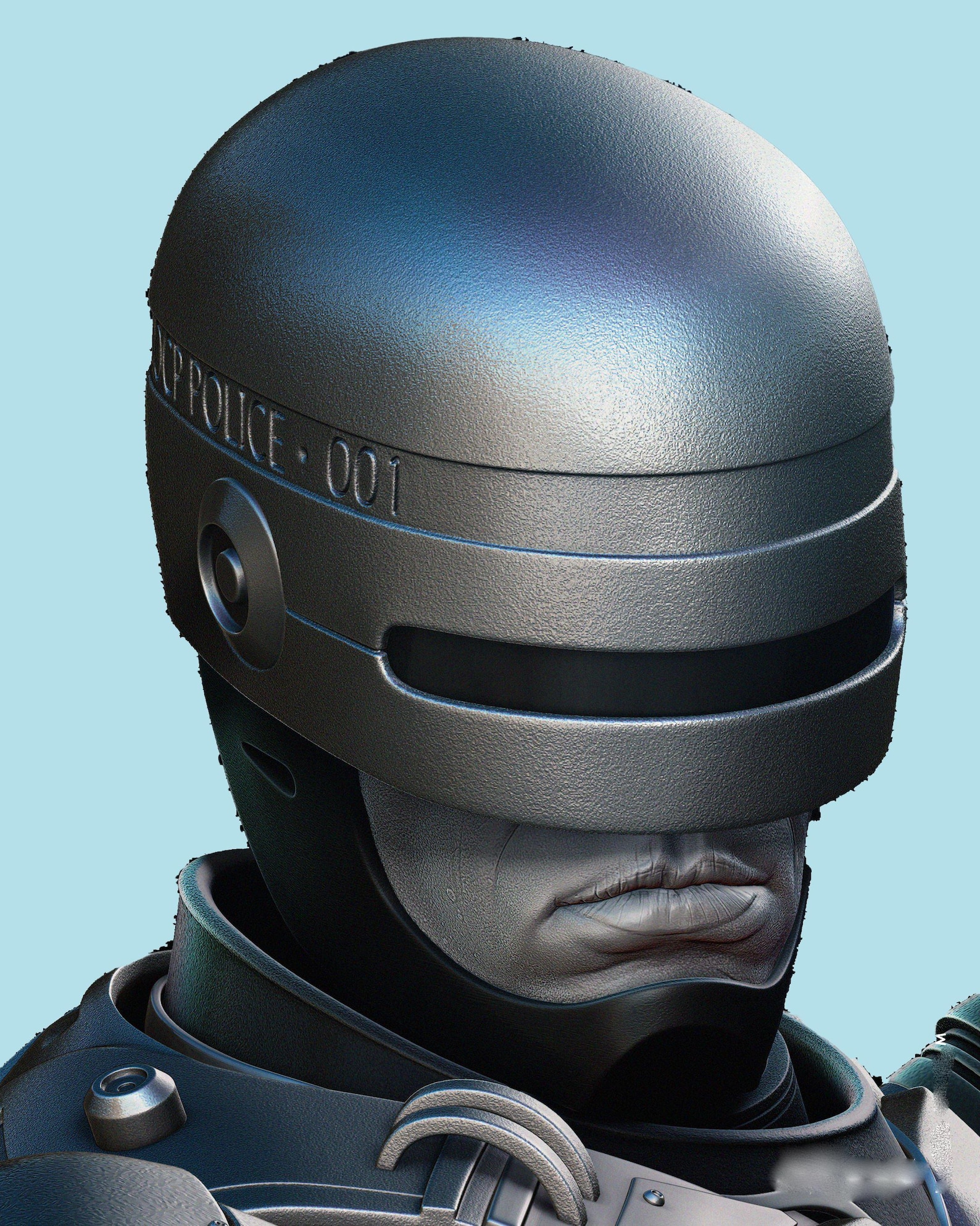 Robocop Stl File Robocop STL File | Cyberpunk Police Officer 3D Model for Printing - Etsy