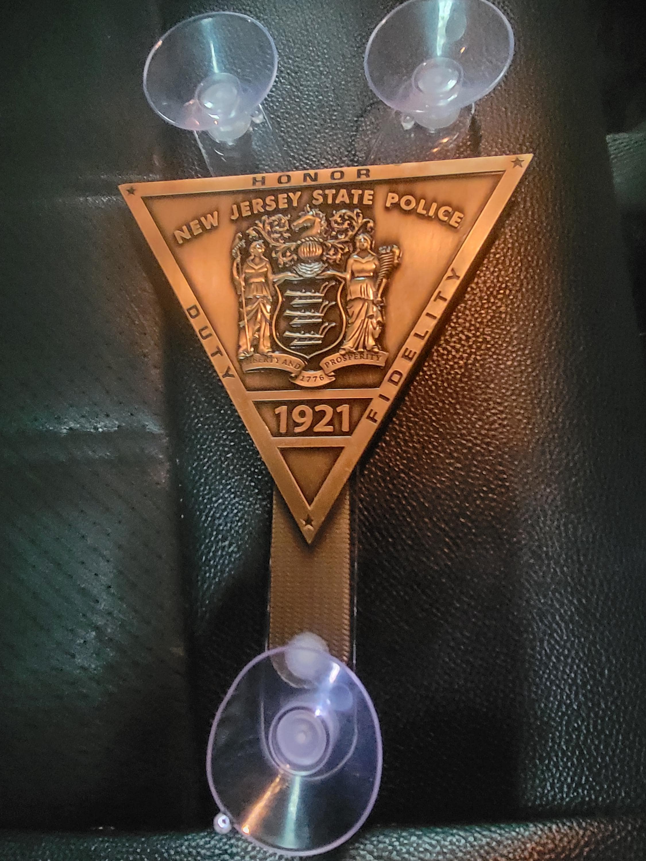 Official NJ State Police Seal Windshield Badge - Etsy