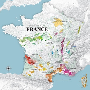 Wine Map of France - Wine Regions of France