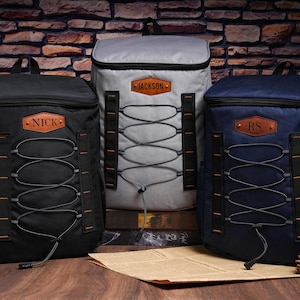 Gepersonaliseerde bruidsjonkers cadeau bierkoeler, aangepaste lunchkoeler rugzak, vrijgezellenfeest, cadeau bruidsjonker, golfbierkoeler, cadeau voor hem