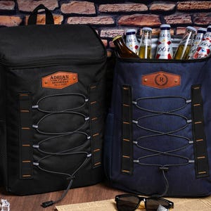 Custom Lunch Cooler Backpack,Personalized Groomsmen Gift Bag,Wedding Gift,Engraved Hiking Beach Picnic Cooler,Golf Beer Cooler,Best Man Gift