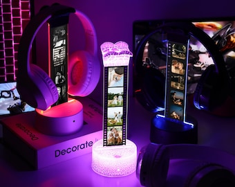 Personalized Headphone Stand Gifts For Gamers,Headset Holder,Custom Headset Stand,Gamer LED Sign,Gift for Gamers and Streamers,Gaming Decor
