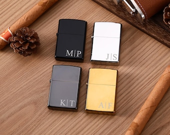 Encendedor personalizado para padrinos de boda, regalo de aniversario con monograma