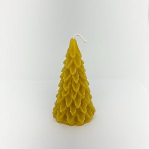Pure Beeswax Holly Tree Candles, 100% Beeswax