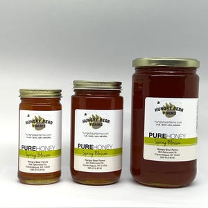 Raw Spring Honey: Unfiltered Finger Lakes Honey, NY