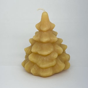 Pure Beeswax Spruce Tree Candles, 100% Beeswax