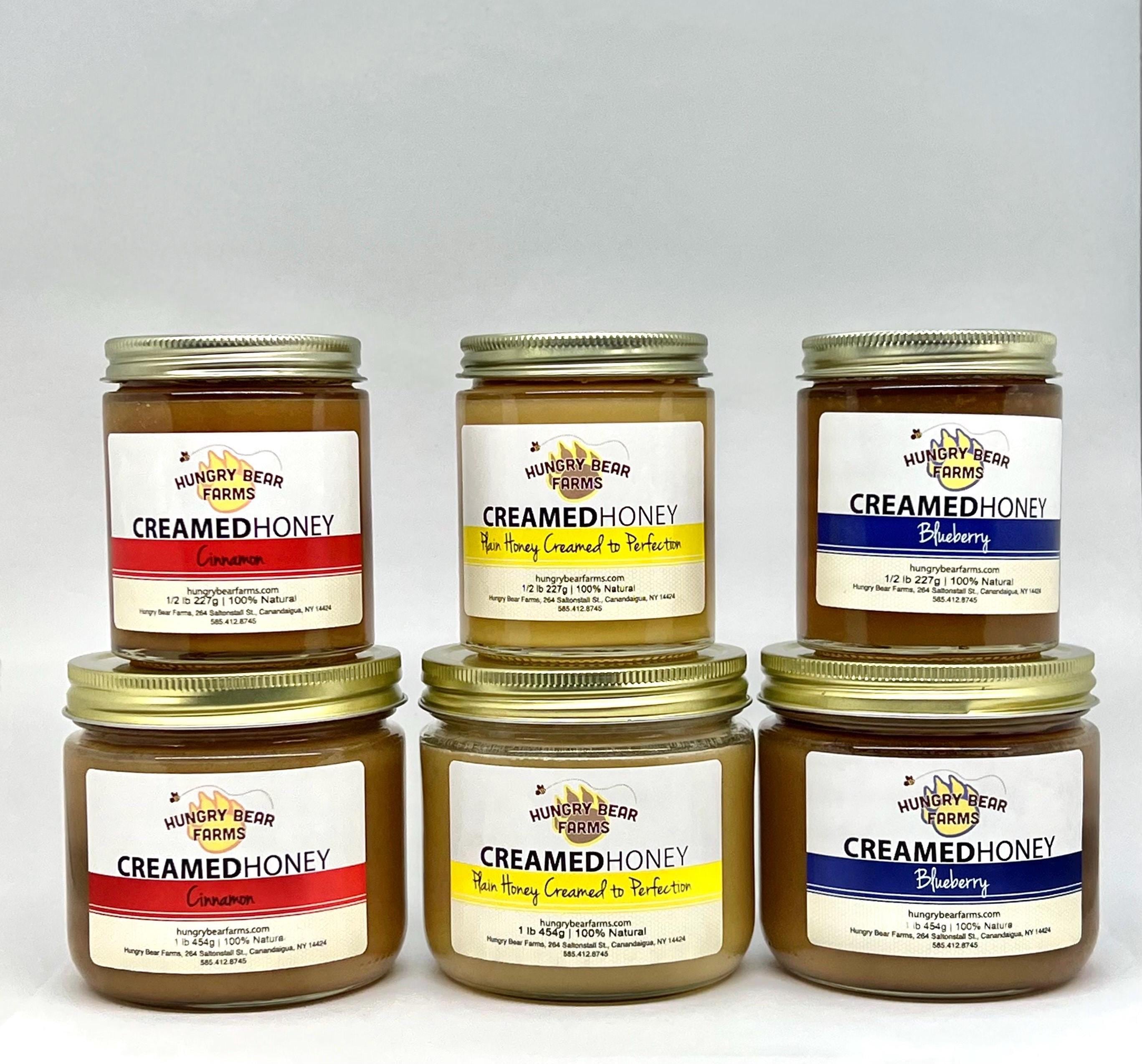 Wildflower Creamed Honey: Cinnamon, Blueberry, or Plain