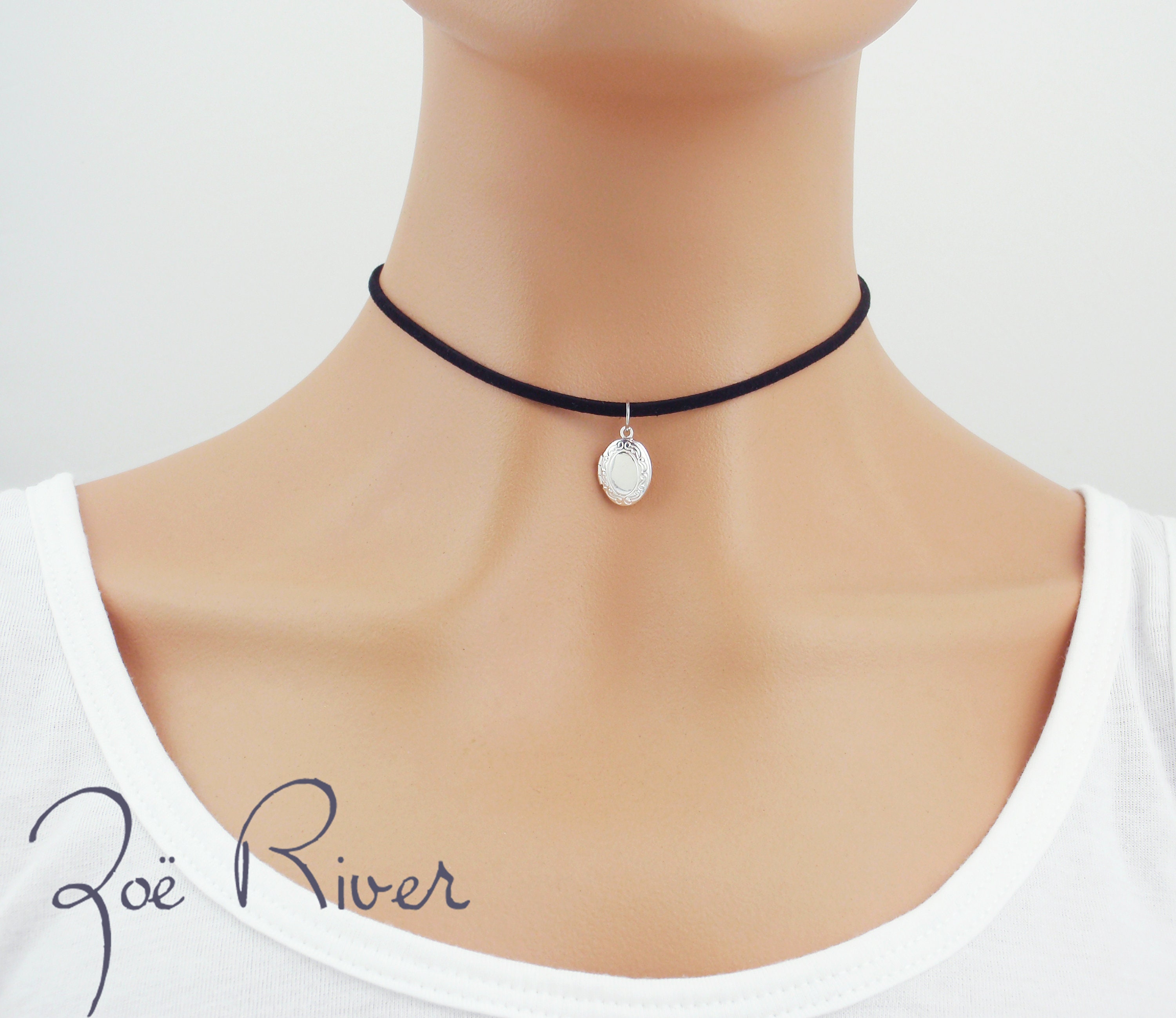 Black Choker Necklace, Chokers, Gothic Necklaces, Jewelry 