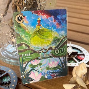 Disney Lorcana Karte mit Altered Illustration: Tiana, True Princess