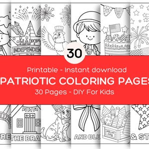 4th of July Coloring Pages, Patriotic Coloring, Fourth of July Coloring, USA Coloring Sheets, Independence Day Coloring