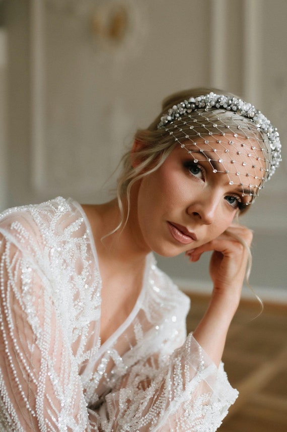 Beautiful Silver Crystal Wedding Headpiece Bridal Headband Wedding Hair Accessories - Rhinestone Bridal Headband Tiara  main image 4