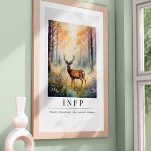 INFP Personality Art Print - MBTI 16 Personalities, Wall decor, gift idea, Digital download