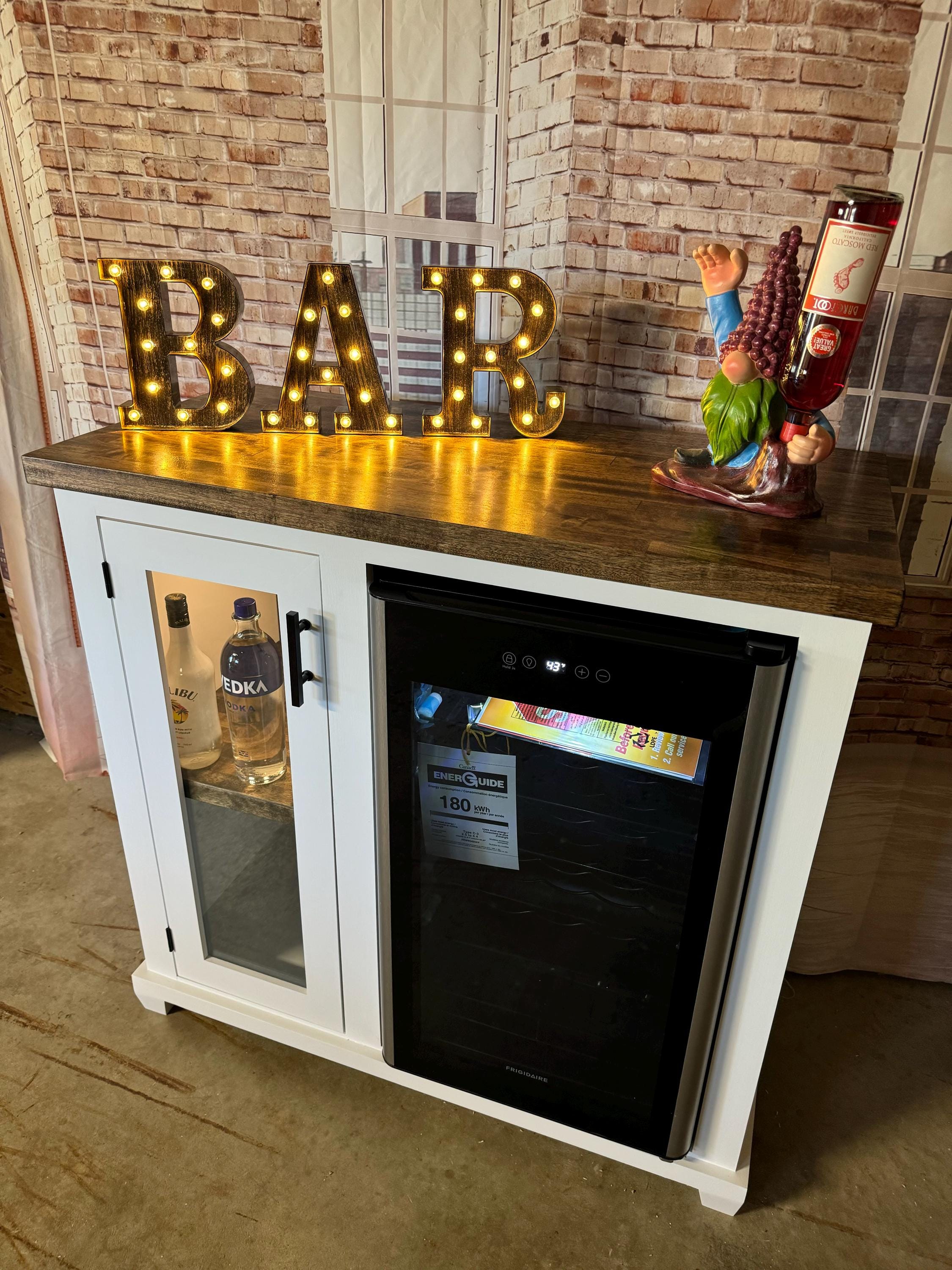 Dry Bar With Fridge