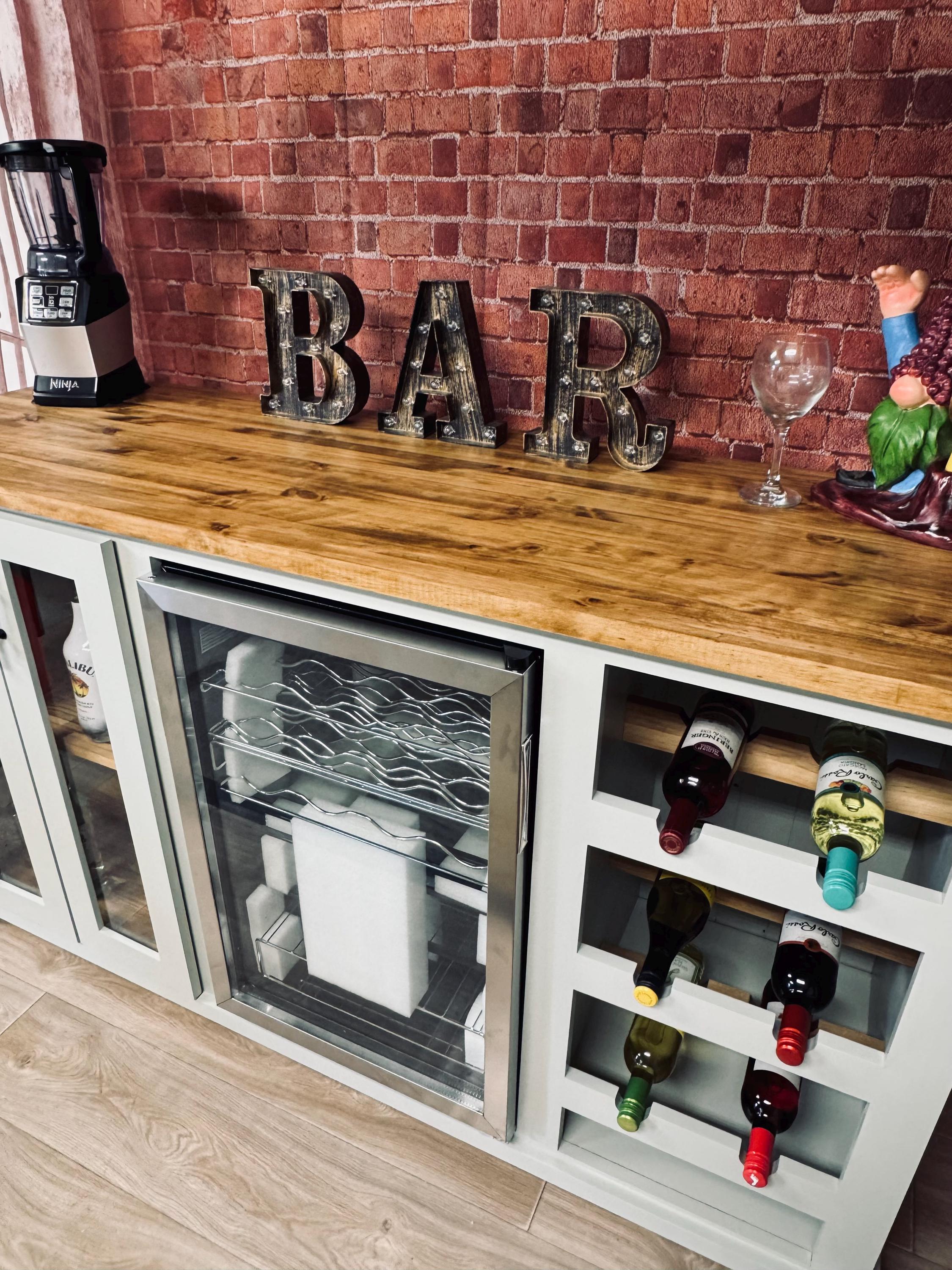Bar With Fridge - Etsy