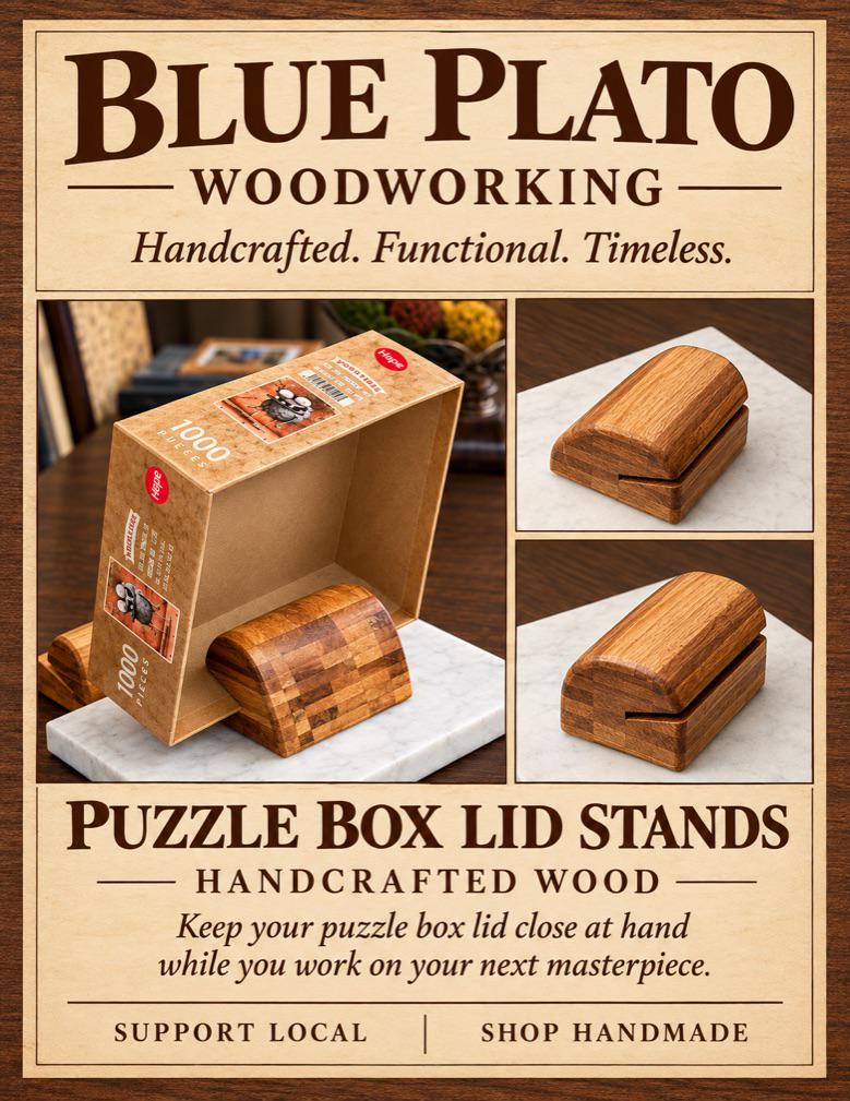 Jigsaw Box Lid Holder - Etsy
