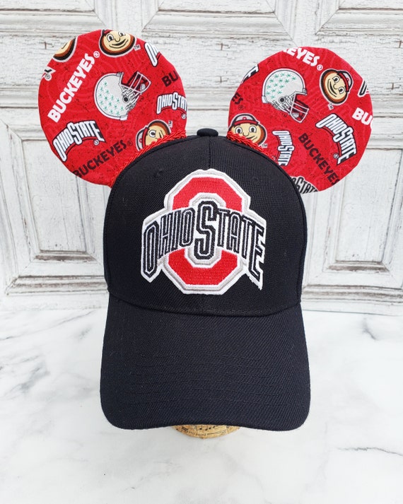Ohio State Themed Mouse Ears Hat OSU - Etsy