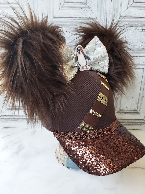 Chewbacca Themed Mouse Ears Hat Star 