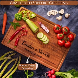 Personalized cutting board, engraved cutting board, custom chopping board, wood cutting board, wedding gift, anniversary gift, housewarming gift, kitchen decor, cheese board, charcuterie board, bamboo cutting board, custom kitchen gift, rustic kitchen decor, handcrafted cutting board, laser engraved board, monogram cutting board, gift for couple, custom name cutting board, engraved wood board, eco-friendly kitchenware, custom gift idea, birthday gift, bridesmaid gift, new home gift, gift for her