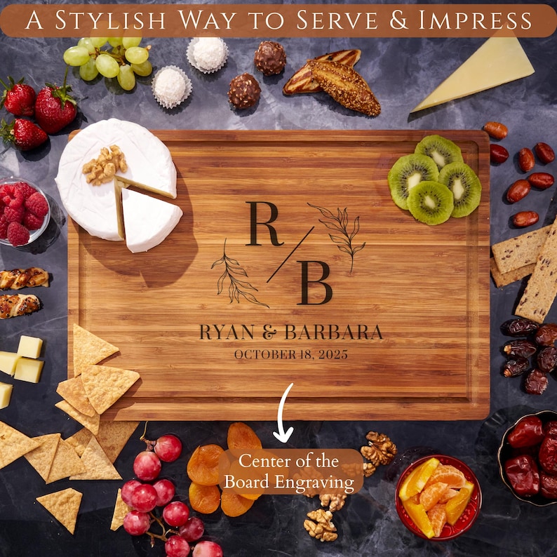 Personalized cutting board, engraved cutting board, custom chopping board, wood cutting board, wedding gift, anniversary gift, housewarming gift, kitchen decor, cheese board, charcuterie board, bamboo cutting board, custom kitchen gift, rustic kitchen decor, handcrafted cutting board, laser engraved board, monogram cutting board, gift for couple, custom name cutting board, engraved wood board, eco-friendly kitchenware, custom gift idea, birthday gift, bridesmaid gift, new home gift, gift for her