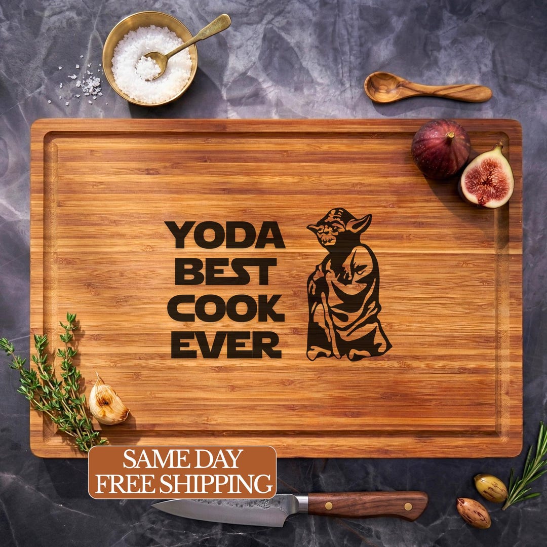 Custom Cook Personalized Cutting Board, Best Cook Ever, Custom Engraved Kitchen ...